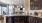 a kitchen with a marble counter top